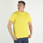 Футболка мужская оптом 160 гр желтая