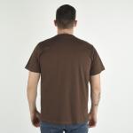 Футболка мужская оптом 160 гр Темно-коричновый